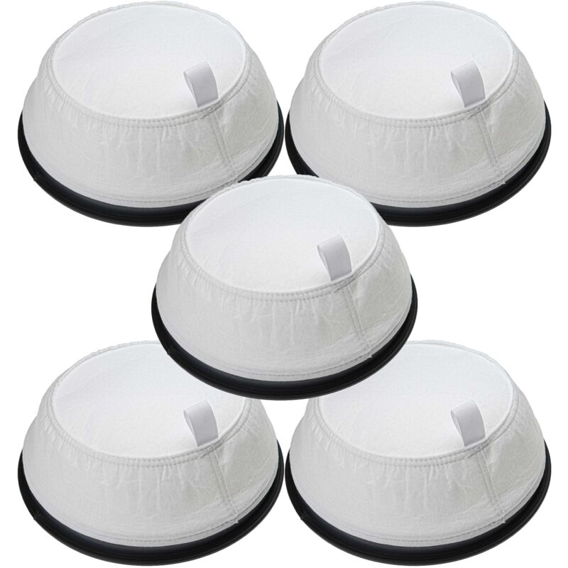 foto del prodotto vhbw 5x filtro a sacco compatibile con nilfisk vp300 thor aspiratore per secco, aspirapolvere filtro di ricambio nero bianco