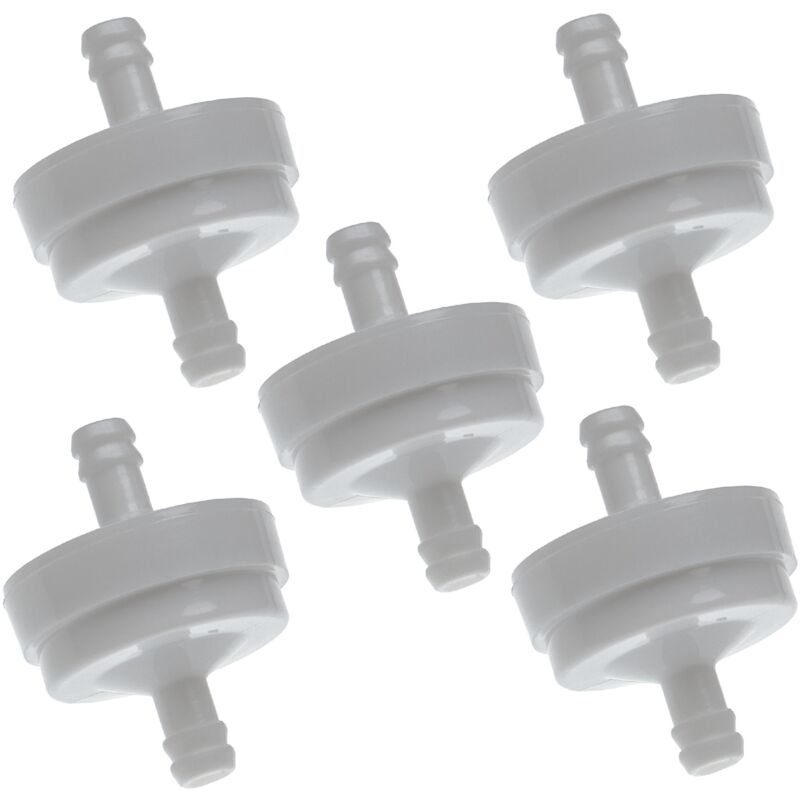 foto del prodotto vhbw 5x filtro carburante sostituisce snapper 7076572, 7432625, 76572 per motore di tagliaerba a benzina con pompa