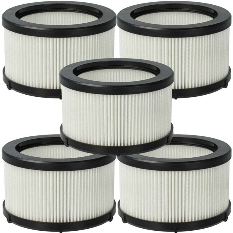 foto del prodotto vhbw 5x filtro compatibile con rowenta x force flex 9.60 rh2078wo, rh2079wo, rh20c0wo, rh20c2wo aspirapolvere filtro motore hepa nero bianco