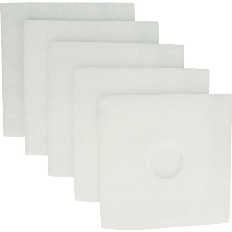 foto del prodotto vhbw 5x filtro dell aria compatibile con helios els uni ve 100 60, els sys gvezo60 30, els uni 100 60 ventola