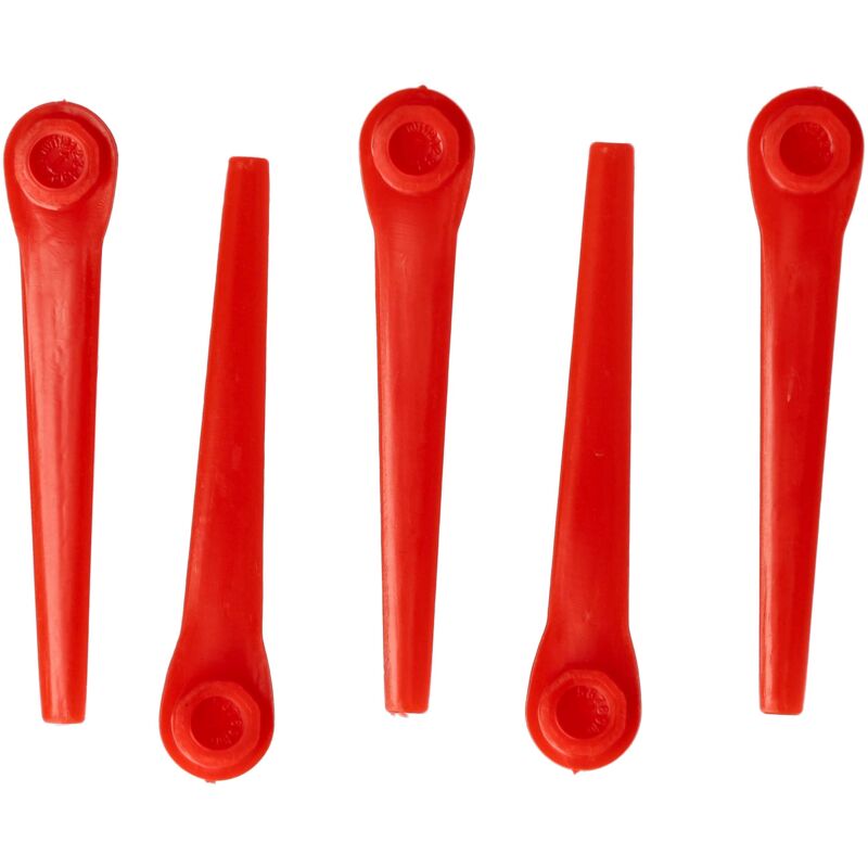 foto del prodotto vhbw 5x lama di ricambio compatibile con gardena accucut 450li 8841, 450li 8841 20, easycut li 18 23r 9823, li 18 23r 9823 20 tagliabordi