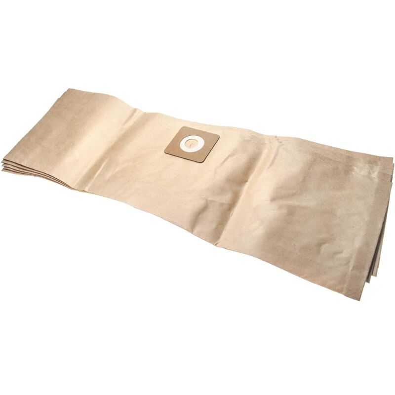 foto del prodotto vhbw 5x sacchetti compatibile con bosch advancedvac 20 aspirapolvere in carta, 85,4cm x 26.9cm, marrone
