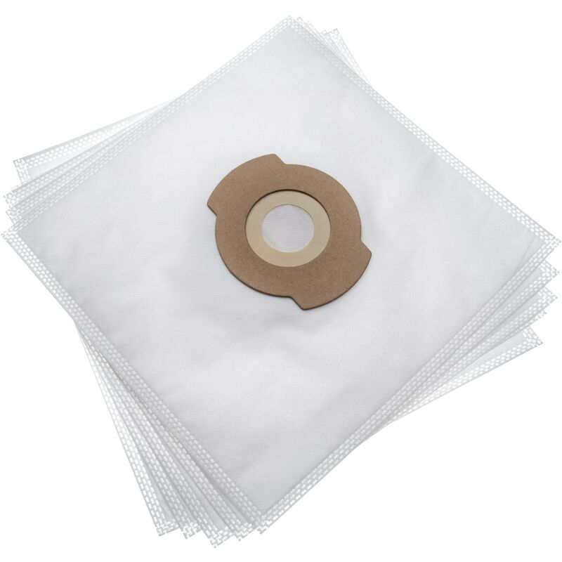 foto del prodotto vhbw 5x sacchetti compatibile con bosch easyvac 3 aspirapolvere in microfibra, 27.25cm x 26.5cm, bianco