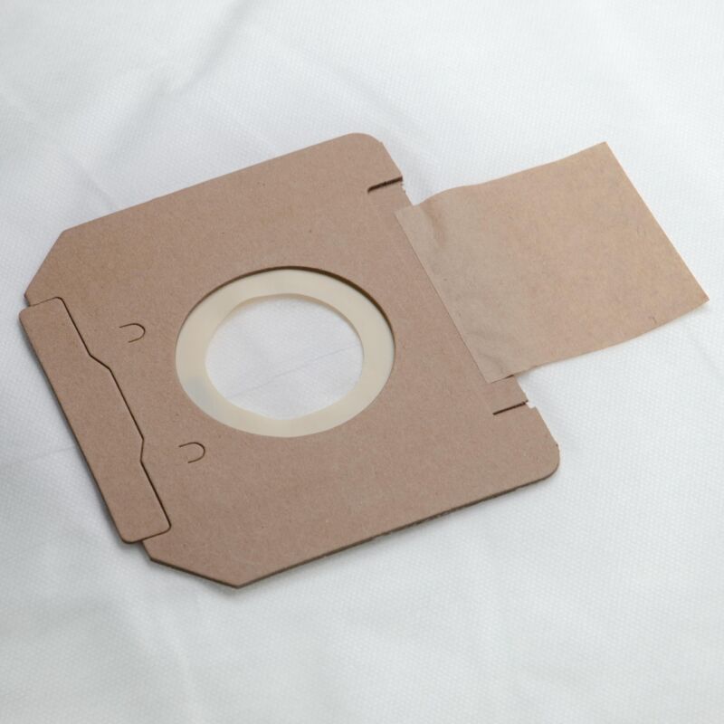 foto del prodotto vhbw 5x sacchetti compatibile con bosch gas 55 m afc professional aspirapolvere in microfibra, 70,2cm x 40cm, bianco