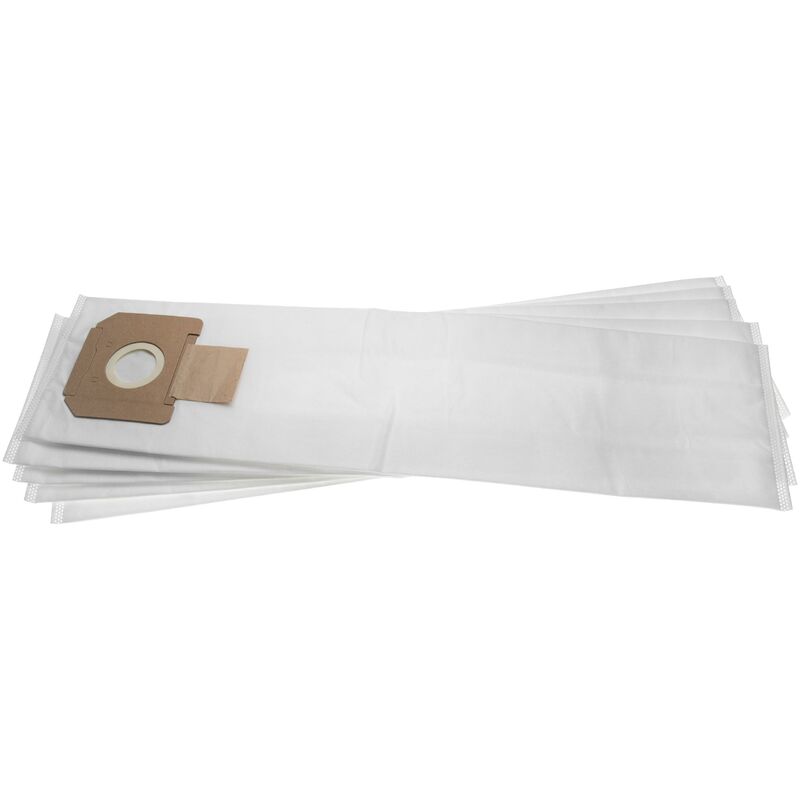 foto del prodotto vhbw 5x sacchetti compatibile con bosch gas 55 m afc professional aspirapolvere in microfibra, 73.95cm x 19,7cm, bianco