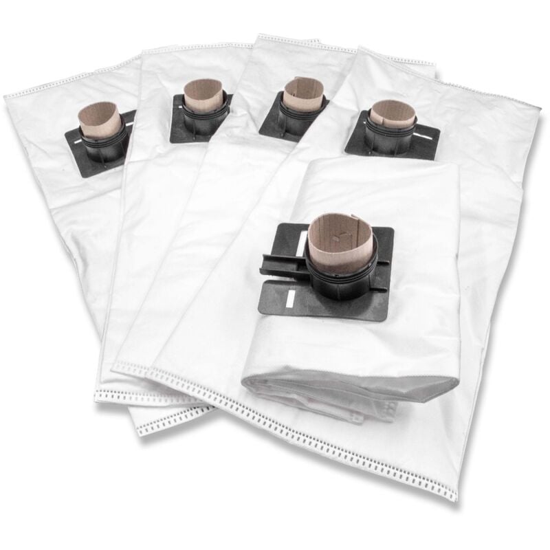 foto del prodotto vhbw 5x sacchetti compatibile con festo festool ct 22, ct 22 e, ctl 22, ctl 33, ctl 33 le sg, ctl 44 e as aspirapolvere in microfibra, bianco