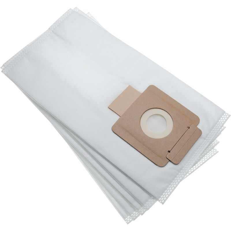 foto del prodotto vhbw 5x sacchetti compatibile con k rcher bv 5 1, bv 5 1 bp, ds 5300, t 10 1, t 7 1, t 7 1 adv aspirapolvere in microfibra, 33,3cm x 17cm, bianco