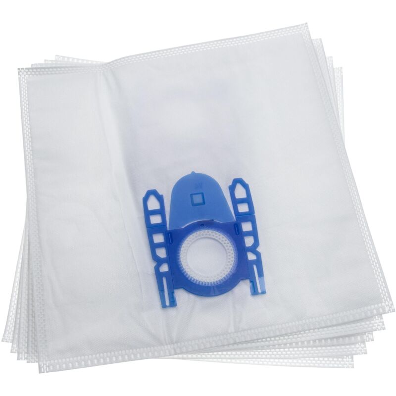 foto del prodotto vhbw 5x sacchetti compatibile con k rcher vc 6200, vc 6250 pet, vc 6300, vc 6300 b, vc 6350 aspirapolvere in microfibra, 29,8cm x 30cm, bianco