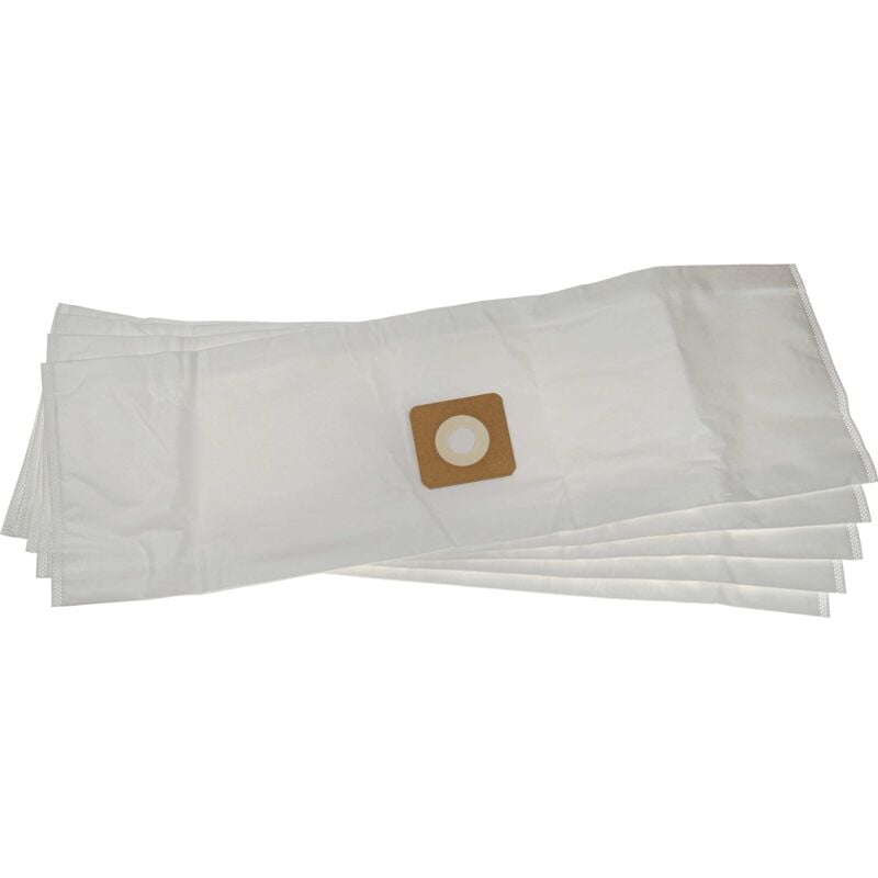 foto del prodotto vhbw 5x sacchetti sostituisce bosch 2609256f33 per aspirapolvere in microfibra, 85cm x 22.75cm, bianco