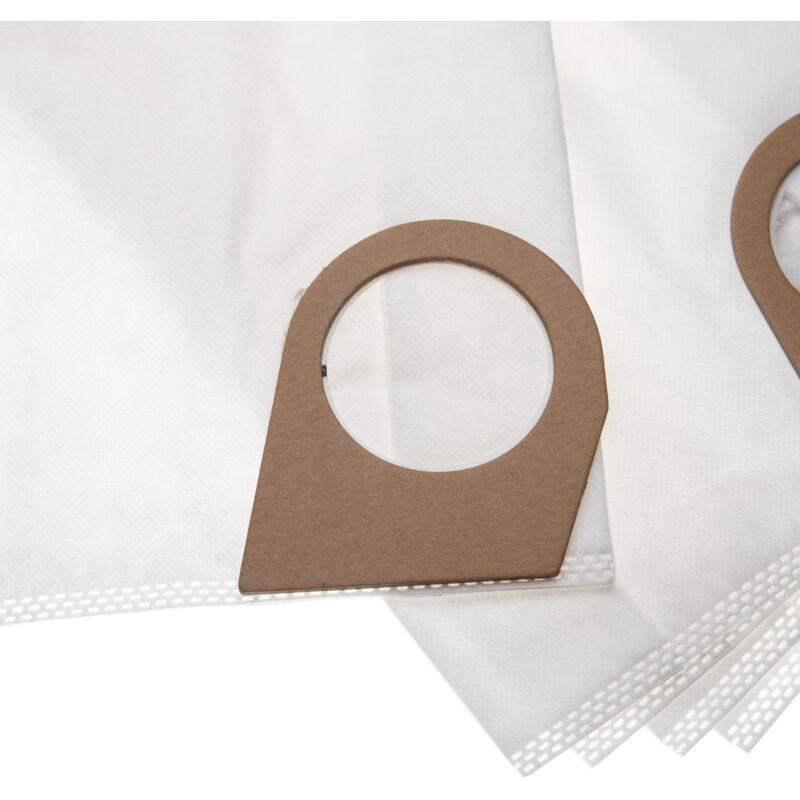 foto del prodotto vhbw 5x sacchetto compatibile con bosch gas 1000 rf, gas 1000 rf professional aspirapolvere microfibra, 55,55cm x 21,85cm bianco