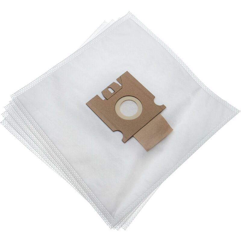 foto del prodotto vhbw 5x sacchetto compatibile con candy kcs2406 1 13, kcs2406135, kcs2407 1 13 aspirapolvere in microfibra, 27,9cm x 26,8cm, bianco