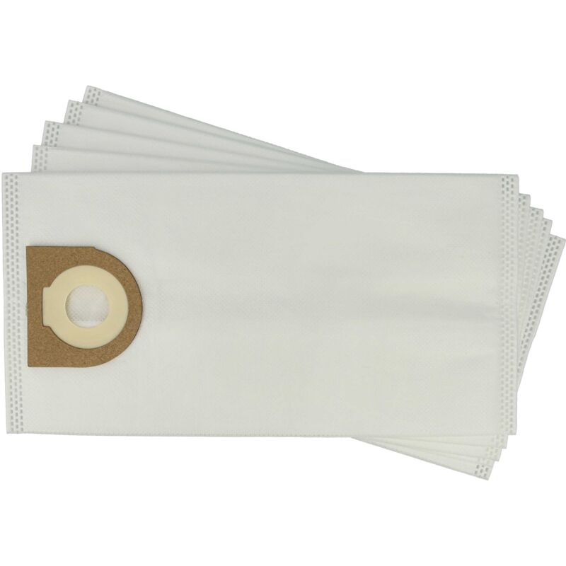 foto del prodotto vhbw 5x sacchetto compatibile con cleancraft flexcat 16 h aspirapolvere microfibra, 28,3cm x 14,5cm bianco