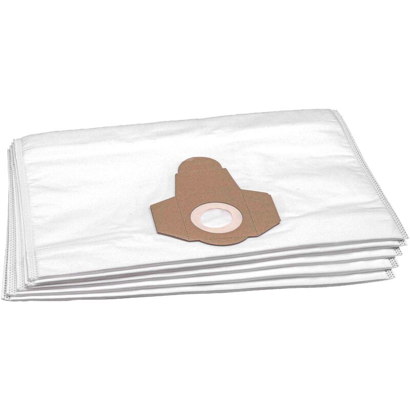 foto del prodotto vhbw 5x sacchetto compatibile con dilem 9850, practic su 9600 aspirapolvere in microfibra, bianco