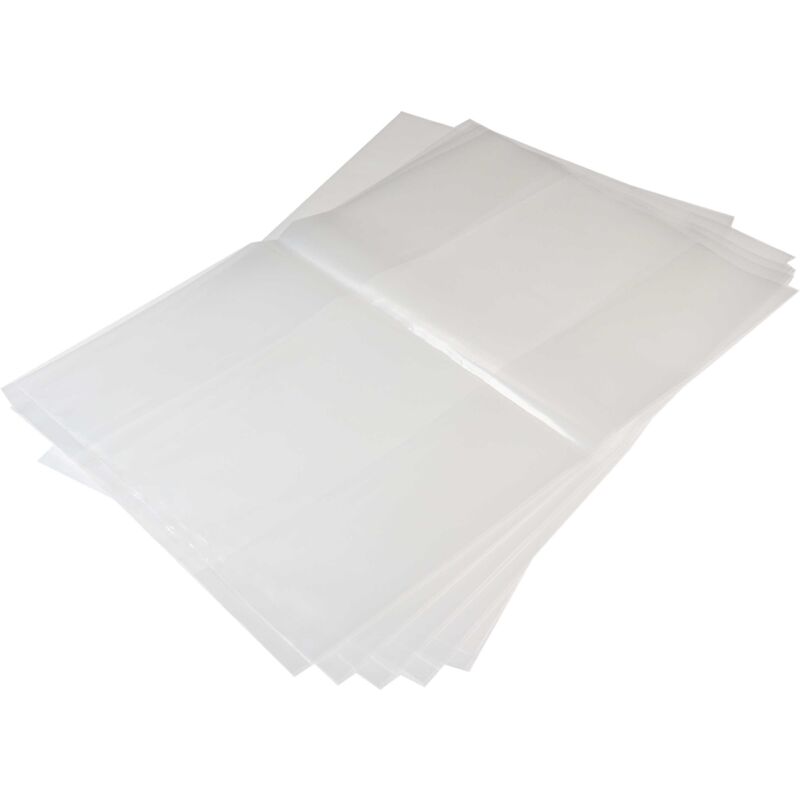 foto del prodotto vhbw 5x sacchetto compatibile con dustcontrol dc 1800h aspirapolvere polietilene, 55cm x 50cm trasparente