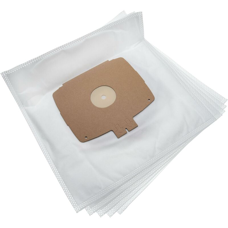 foto del prodotto vhbw 5x sacchetto compatibile con electrolux d700, d715, d720 p, d725, d728, d729 aspirapolvere microfibra, 30,35cm x 30,3cm bianco