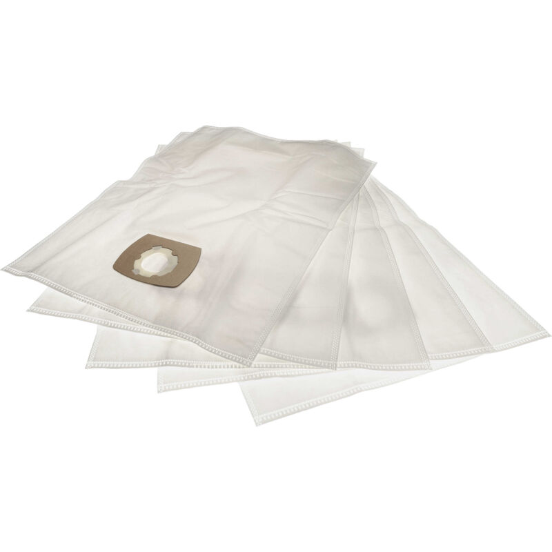 foto del prodotto vhbw 5x sacchetto compatibile con flex vc 25 l mc, vc 21 l mc, vc 35 l ac, s34, vc 26 l mc, s36, s47 aspirapolvere 44cm x 33cm bianco