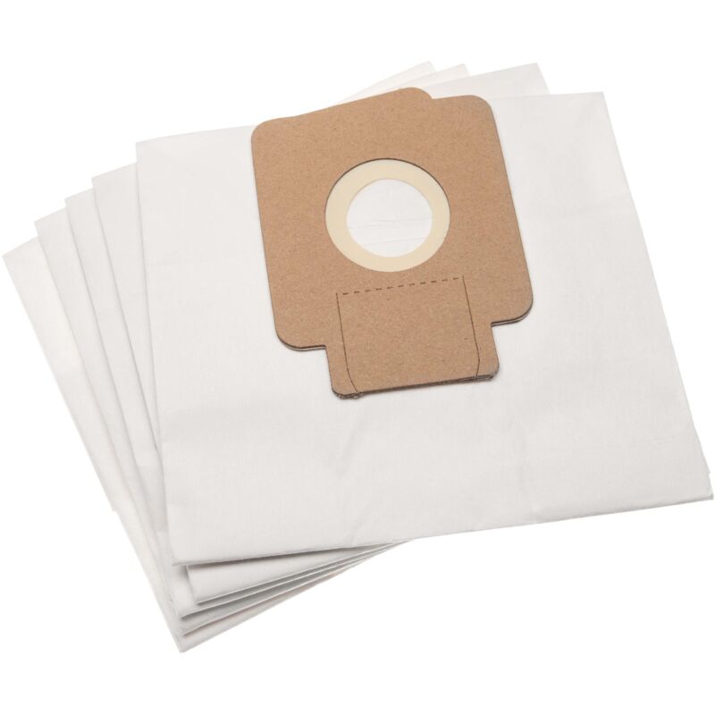 foto del prodotto vhbw 5x sacchetto compatibile con hoover tcp2010019, tcp20100112000, tcp2011001, tcp20100202000 aspirapolvere carta, 16,5cm x 18cm beige