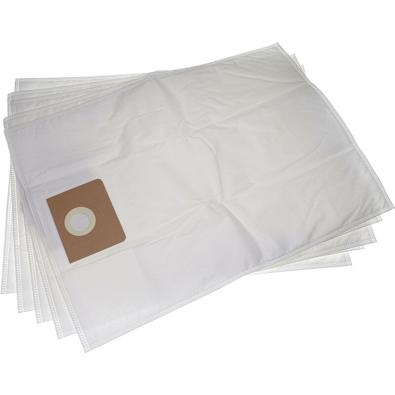 foto del prodotto vhbw 5x sacchetto compatibile con k rcher nt 45 1 tact te, nt 45 1 tact te ec aspirapolvere microfibra, 36,5cm x 25cm bianco
