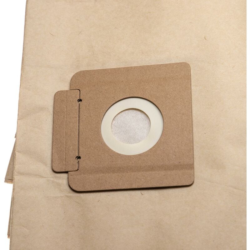 foto del prodotto vhbw 5x sacchetto compatibile con k rcher t15 1 esb28 prof., t 15 1, t 15 1 esb 28 aspirapolvere carta, 51cm x 23,25cm marrone