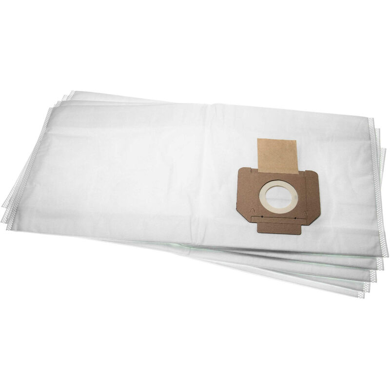 foto del prodotto vhbw 5x sacchetto compatibile con nilfisk alto ivb 3, 30 aspirapolvere in microfibra, 27,9cm x 64,3cm, bianco