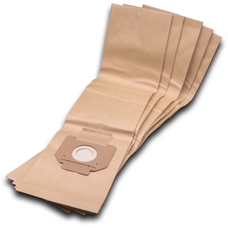 immagine 0 del prodotto vhbw 5x sacchetto compatibile con nilfisk alto sq 8, turbo, ssr, xl sw, xl sw ih, sq 850 11 aspirapolvere carta, 84cm x 20cm marrone