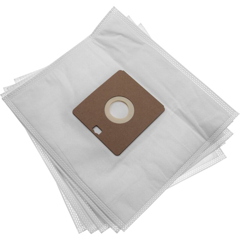 foto del prodotto vhbw 5x sacchetto compatibile con nilfisk gm 60, go, one aspirapolvere microfibra, 24,7cm x 27cm bianco