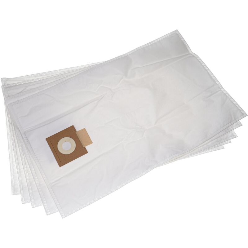foto del prodotto vhbw 5x sacchetto compatibile con nilfisk maxxi ii 35 1, vl100 35 aspirapolvere microfibra, 35cm x 26cm bianco
