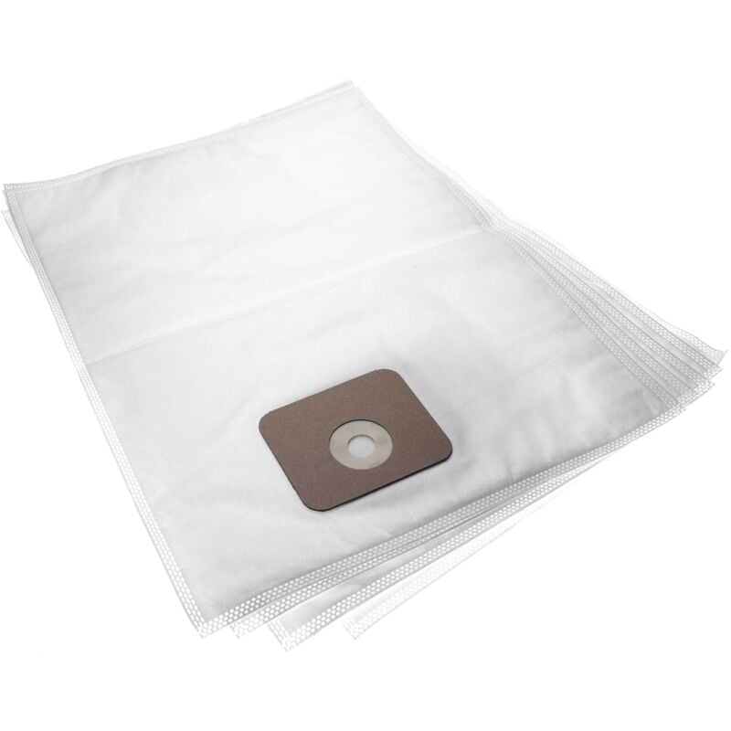 foto del prodotto vhbw 5x sacchetto compatibile con nilfisk multi 20 inox, 20, 20 cr eu, 20 t, 20 cr aspirapolvere microfibra, 54cm x 40cm bianco