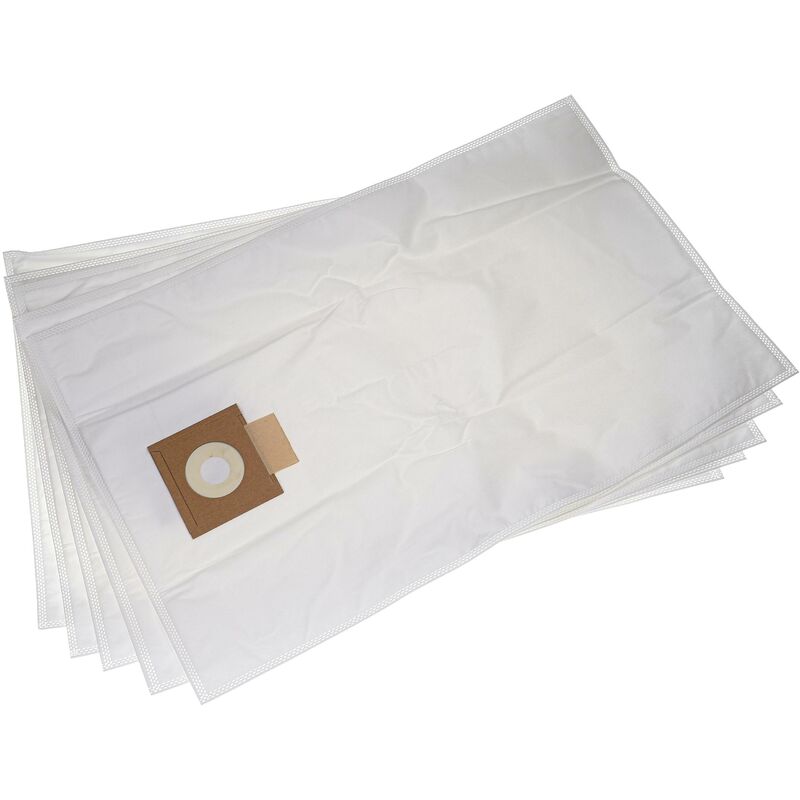 foto del prodotto vhbw 5x sacchetto compatibile con nilfisk viper lsu375, lsu135 p aspirapolvere microfibra, 35cm x 26cm bianco