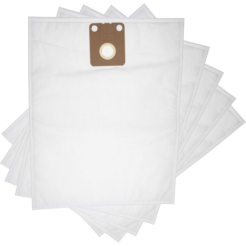 foto del prodotto vhbw 5x sacchetto compatibile con nilfisk vp300 r aspirapolvere microfibra, 42,5cm x 27cm bianco