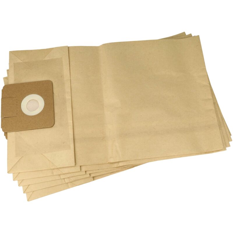foto del prodotto vhbw 5x sacchetto compatibile con nivomex piovac aspirapolvere carta filtrante, ta 1, 40cm x 24cm marrone