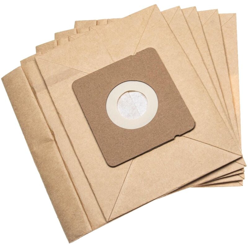 foto del prodotto vhbw 5x sacchetto compatibile con rowenta ro 524321, ro 1855, compacteo ro 1700 1799 aspirapolvere carta, 17,7cm x 17,5cm color sabbia