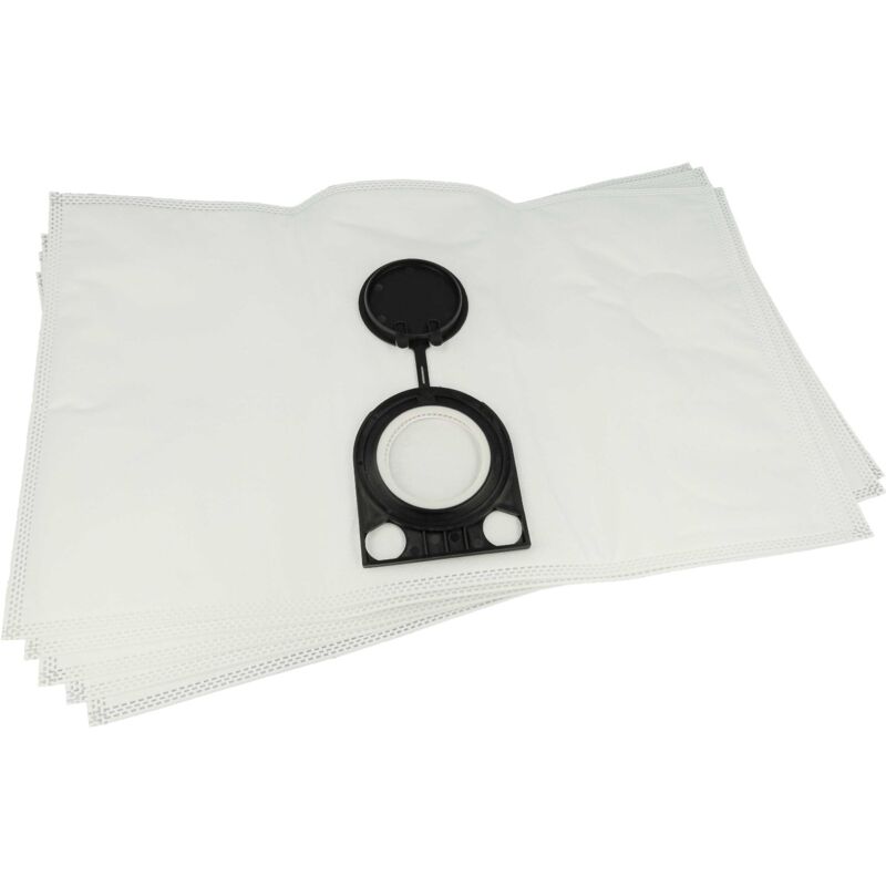foto del prodotto vhbw 5x sacchetto compatibile con starmix as 1020 ph, as 1020 p aspirapolvere microfibra, volume di 20 l, 31cm x 51cm bianco