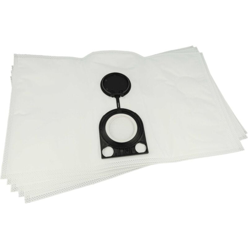 foto del prodotto vhbw 5x sacchetto compatibile con starmix gs t 1020, gs l 1220 hmt aspirapolvere microfibra, volume di 20 l, 31cm x 51cm bianco