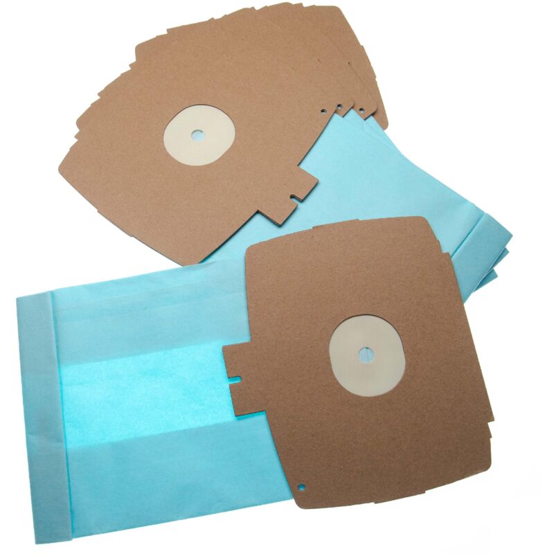 foto del prodotto vhbw 5x sacchetto compatibile con volta u 360 s aspirapolvere in carta, 26.1cm x 15.05cm, azzurro