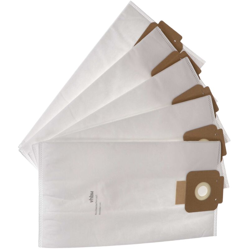foto del prodotto vhbw 5x sacchetto dell aspirapolvere compatibile con sprintus maximus hepa, pt, pro, pro set aspirapolvere in microfibra, 40,8cm x 22,8cm, bianco