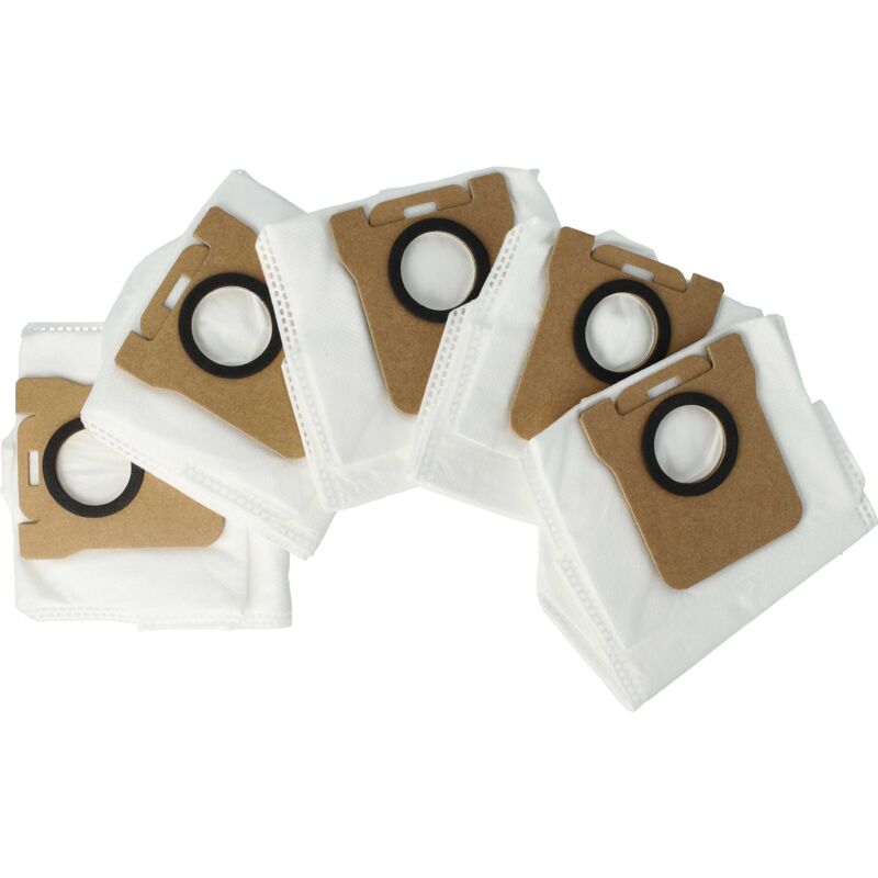foto del prodotto vhbw 5x sacchetto per la polvere compatibile con xiaomi s20 , x10 , x20 , x10 plus robot aspirapolvere sacchetto per la stazione di aspirazione