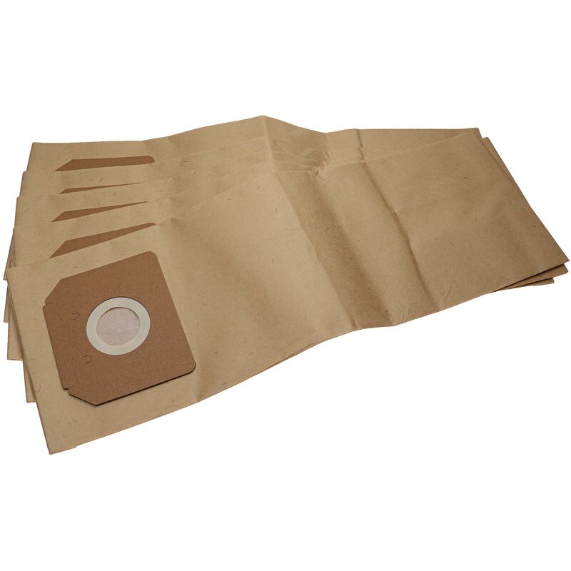 foto del prodotto vhbw 5x sacchetto sostituisce bosch 2607432035 per aspirapolvere 56cm x 20cm marrone