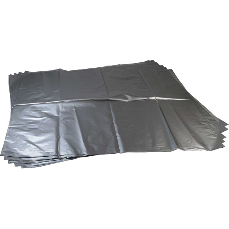 foto del prodotto vhbw 5x sacchetto sostituisce makita 0088381369480, 195440 6 per aspirapolvere 64cm x 80cm argento grigio