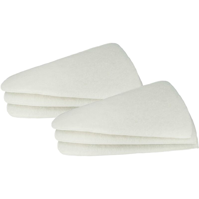 foto del prodotto vhbw 6x filtro a cono sostituisce vallox 1765, 394302 per scambiatore di calore geotermico filtro di scarico g3 bianco
