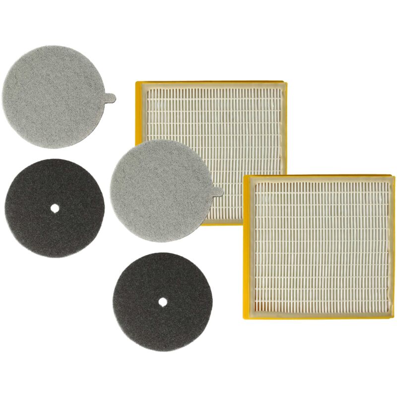 foto del prodotto vhbw 6x filtro compatibile con hoover td4225 001, td4265 011, td4265 021, ts1865 011, ts1962 019, ts1965 001, ts2065 011 aspirapolvere