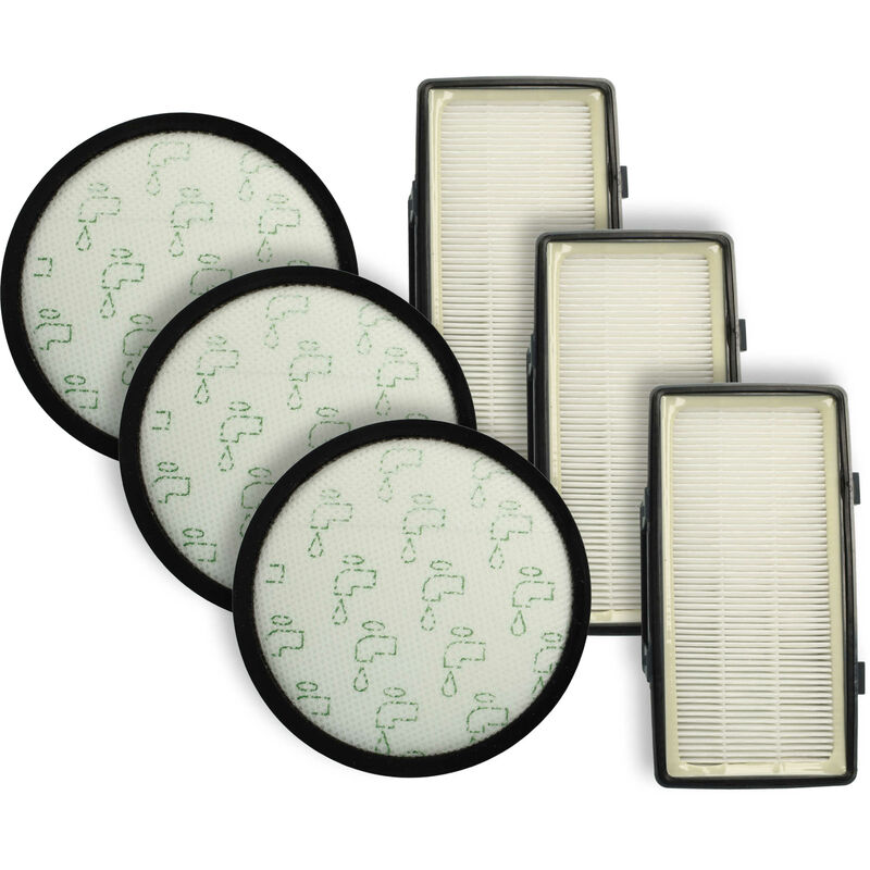foto del prodotto vhbw 6x filtro compatibile con rowenta ro7213ea aspirapolvere filtro pre motore, filtro aria di scarico epa