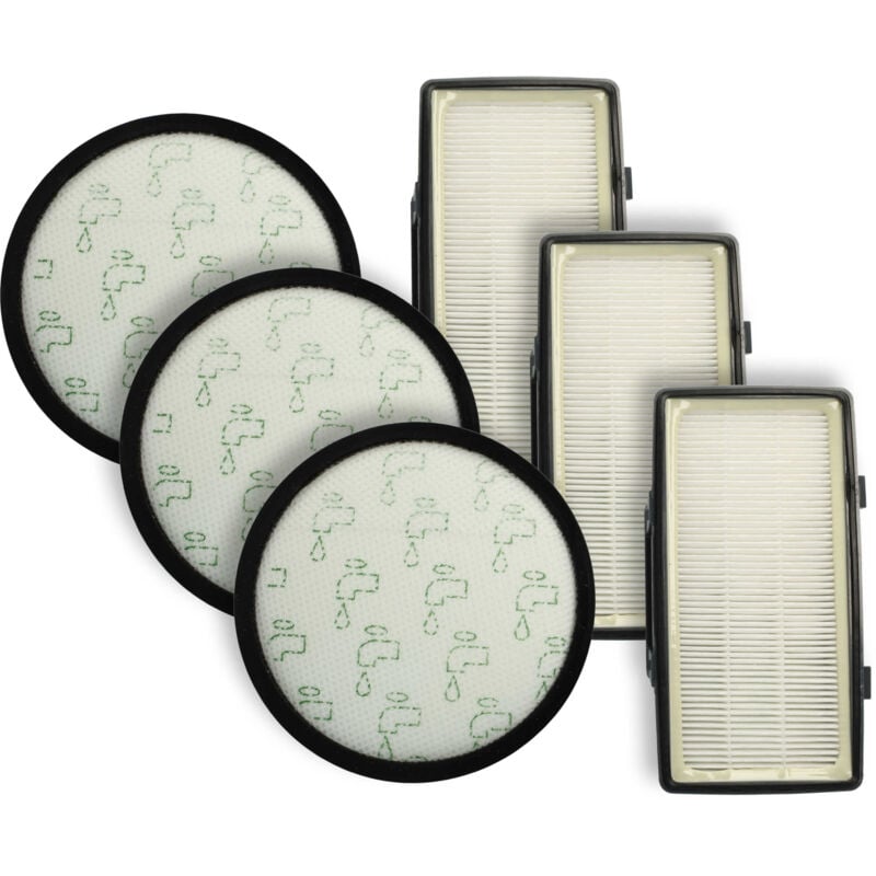 foto del prodotto vhbw 6x filtro compatibile con rowenta silence force compact classic ro6331ea aspirapolvere filtro pre motore, filtro aria di scarico epa