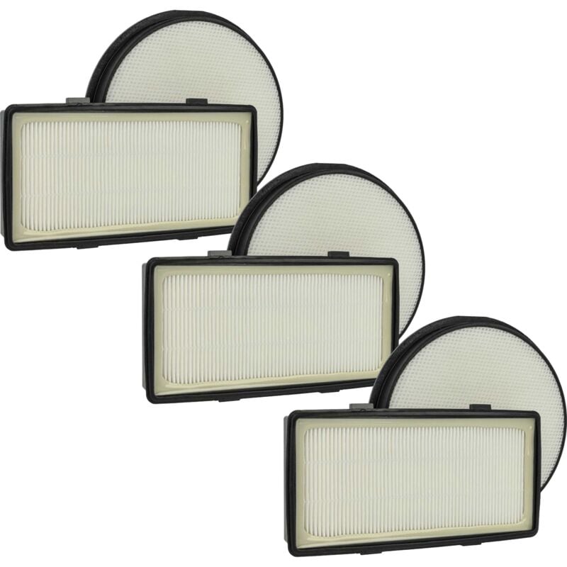 foto del prodotto vhbw 6x filtro compatibile con tefal tw7681ea 410, tw7673ha 410, tw7647ea 410, tw7621ea 410 aspirapolvere filtro aria di scarico, pre filtro