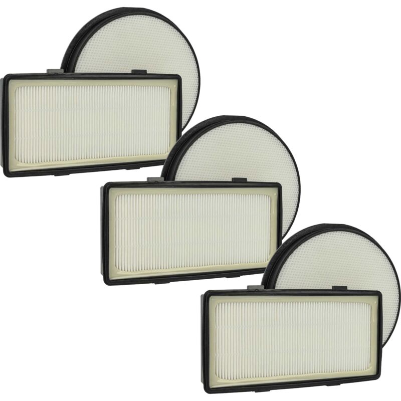 foto del prodotto vhbw 6x filtro compatibile con tefal tw7695ea 411, tw7691ha 411 aspirapolvere filtro aria di scarico, pre filtro