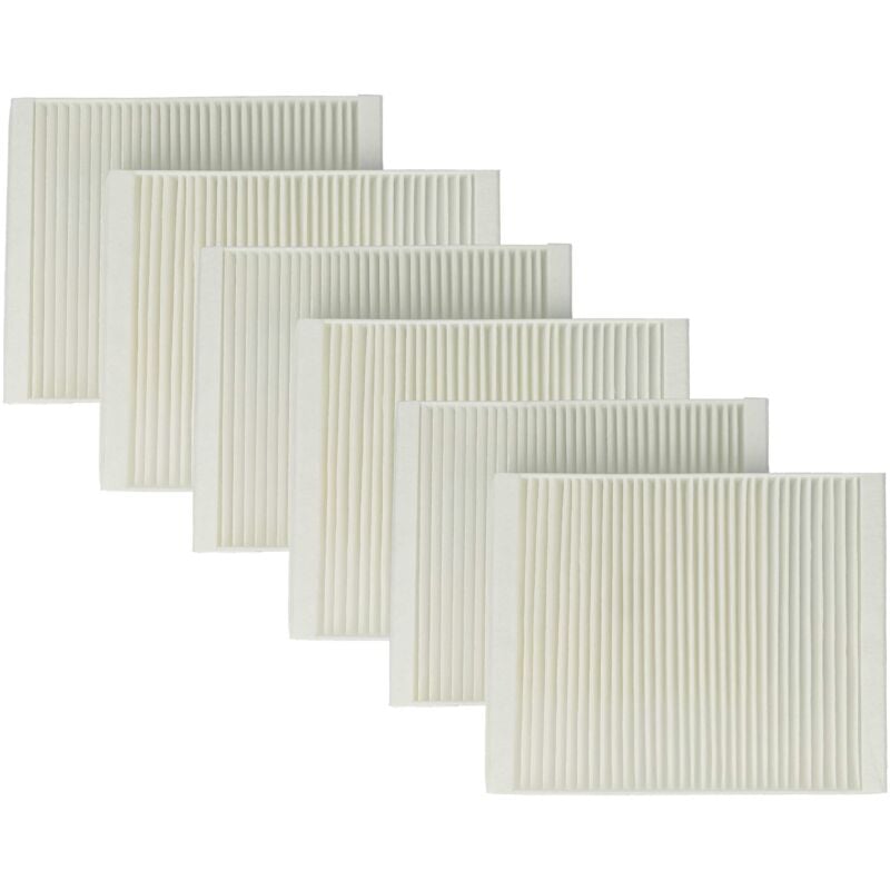foto del prodotto vhbw 6x filtro dell aria m5 compatibile con lunos nexxt ventola, dispositivo di ventilazione bianco