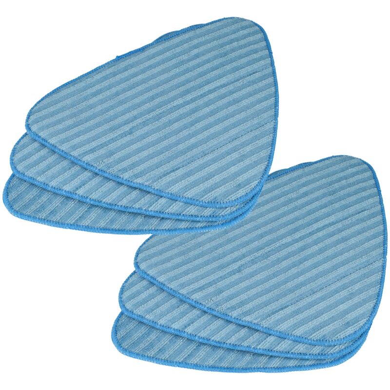 foto del prodotto vhbw 6x panno compatibile con dirt devil aquaclean dd301 0, dd302 0, m318, m318 0, m325 scopa a vapore microfibra, bianco blu