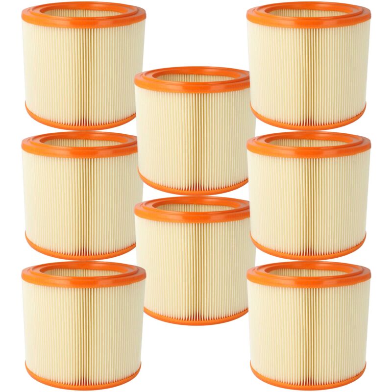 foto del prodotto vhbw 8x filtro a lamelle compatibile con nilfisk b00b71xo68 aspirapolvere portatile