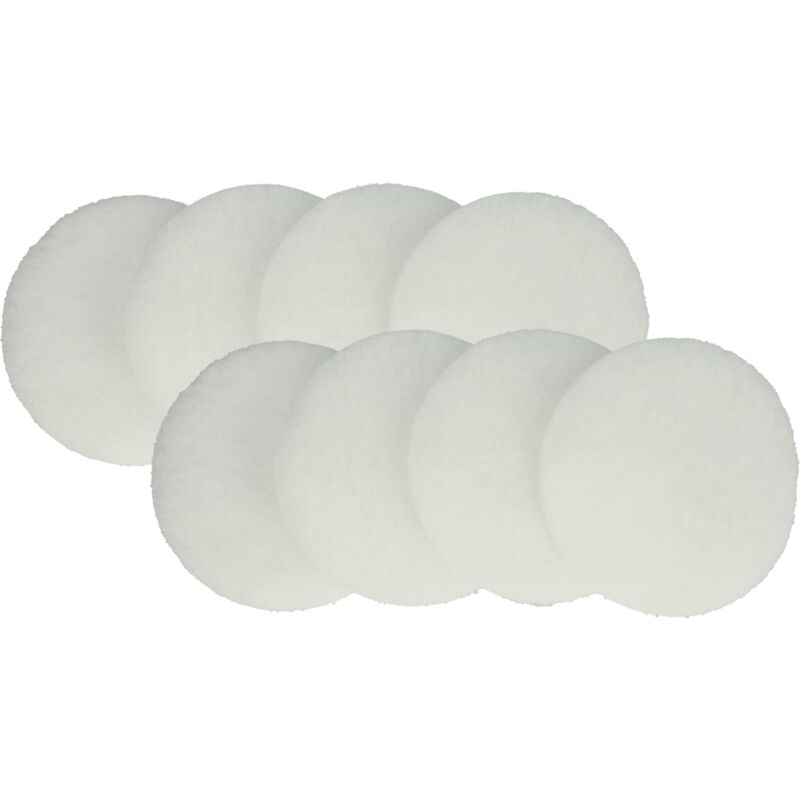 foto del prodotto vhbw 8x filtro antipolline sostituisce zehnder 527006550 per sistema di ventilazione filtro dell aria bianco