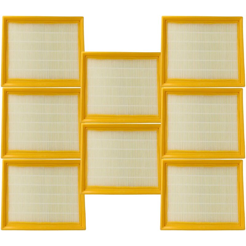 foto del prodotto vhbw 8x filtro compatibile con festool hf ct36, ctl 48 e ac, hf ct26, ctl 26 e ac, ctl 36 e ac, ct ac aspirapolvere filtro hepa giallo bianco